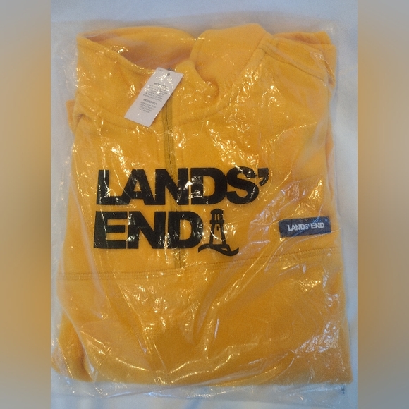 Lands' End Sweaters Nwt Lands End Mens Fleece Quarter Zip Brand New